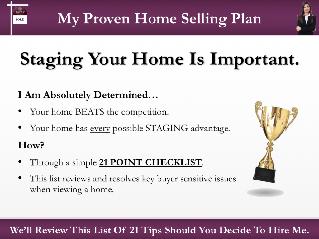 Home Staging Slide of BHHS Presentation